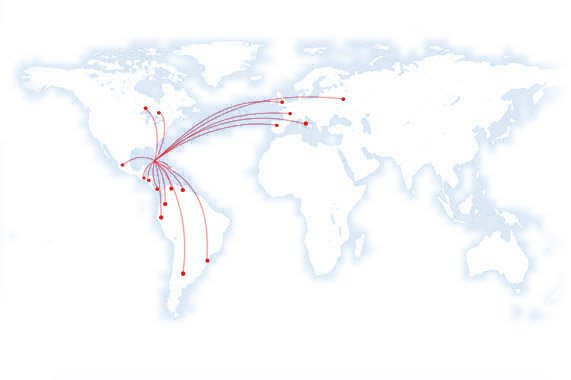 Cuba de aviación  Mapa De Ruta